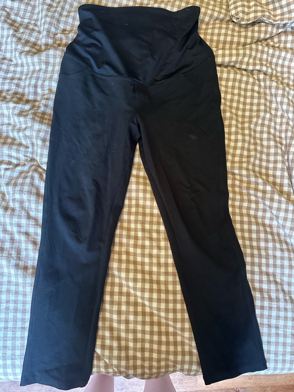 Black Stretch Maternity Pants - Classic Everyday